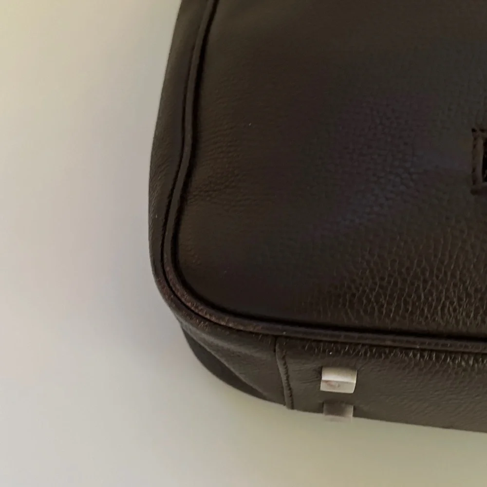 Samsonite Dark Brown Faux Leather Briefcase